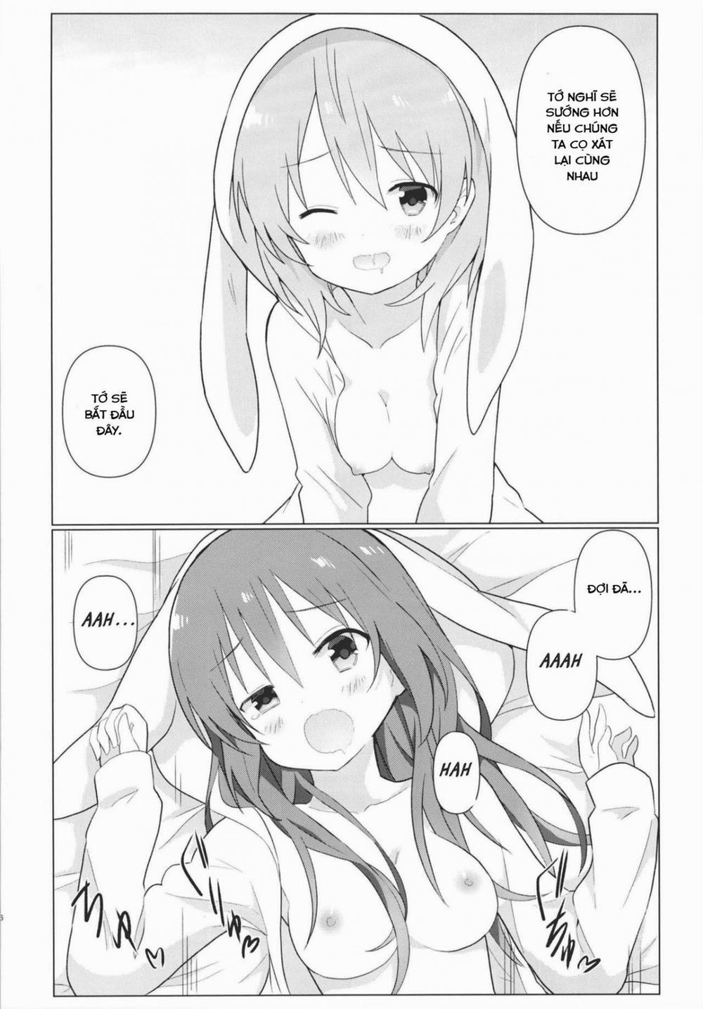 KokoRize de Yuri ni Mezameru Hon (Gochuumon wa Usagi desu ka?) Oneshot trang 17