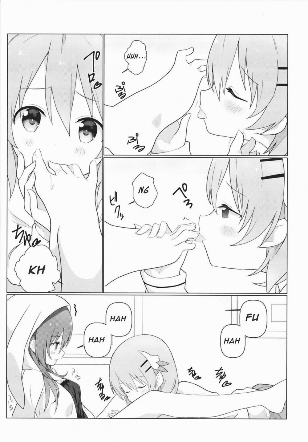 KokoRize de Yuri ni Mezameru Hon (Gochuumon wa Usagi desu ka?) Oneshot trang 8
