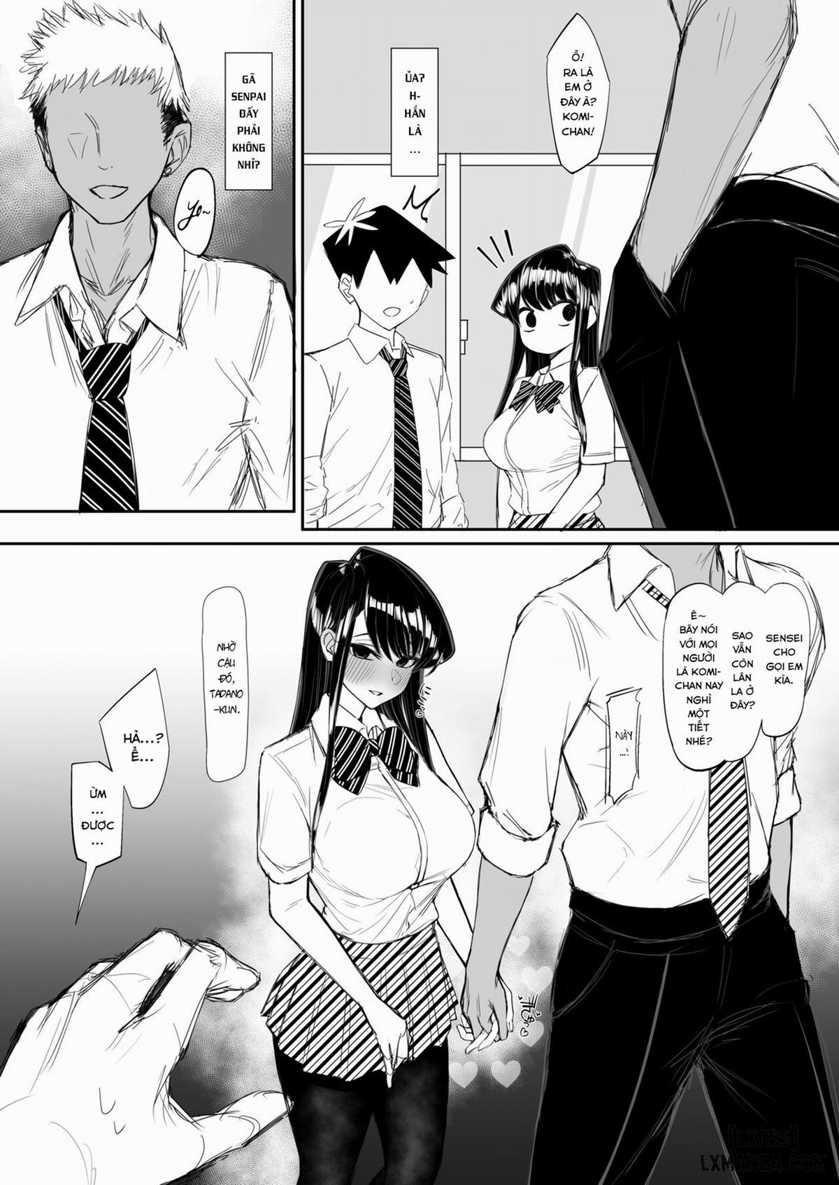 Komyushou de Chou Bijin no Komi-san ga Charao ni Guigui Korarete Shojo de Irareru Wake ga Nai 1 Bắn trang 1