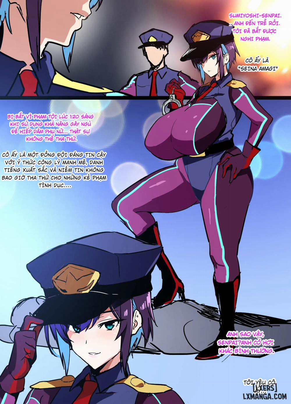 Kouhai Otaku Poilice Zenpen OneShot trang 1