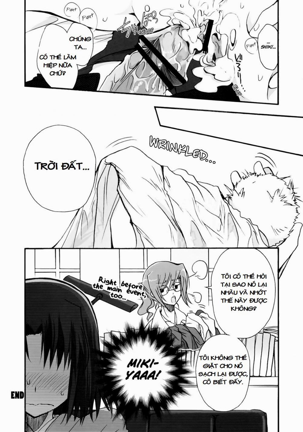 Kubi-kiri Bunny Ryougi Shiki-chan no Ecchi na Hon. (Kara no Kyoukai) Oneshot trang 17