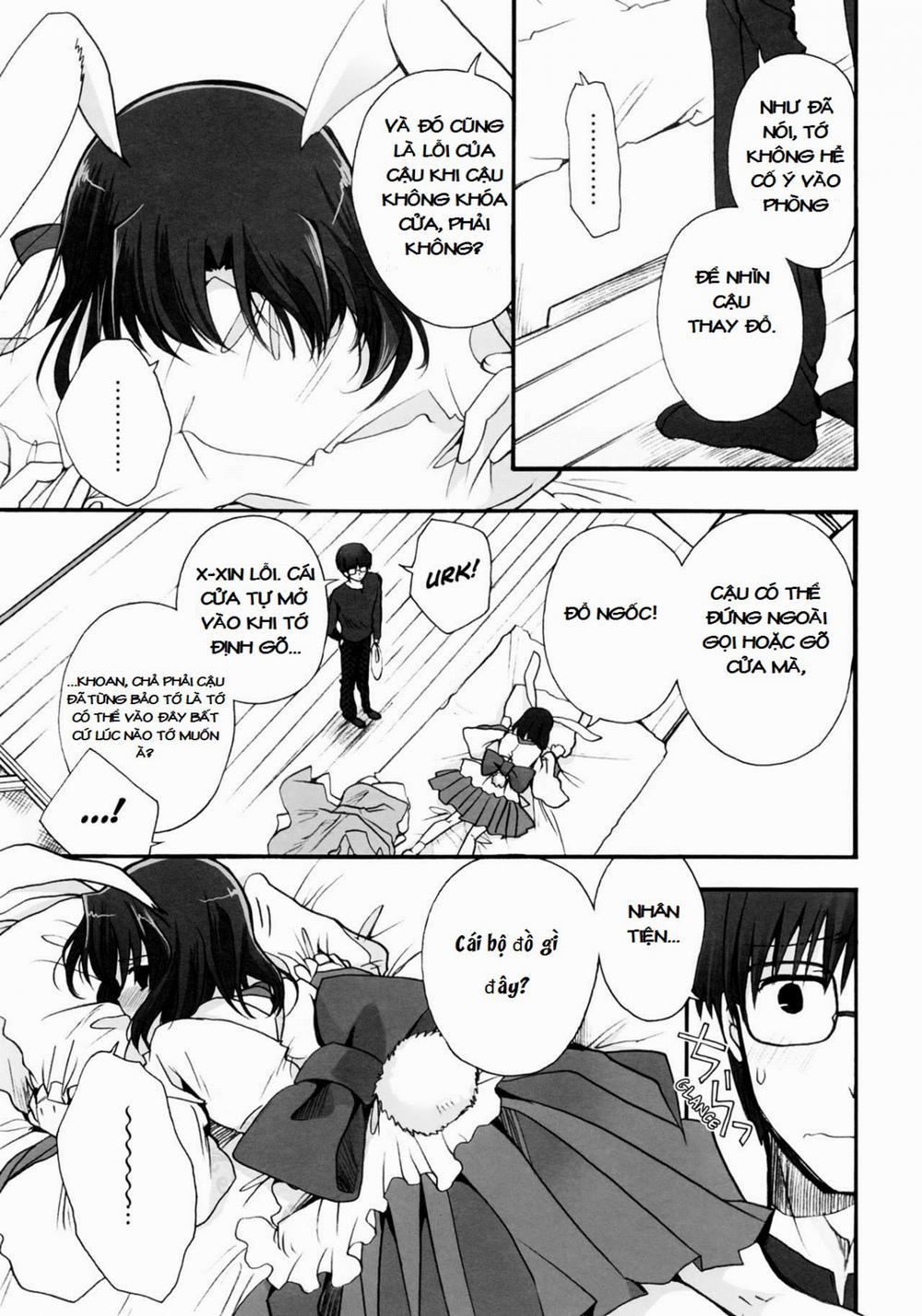 Kubi-kiri Bunny Ryougi Shiki-chan no Ecchi na Hon. (Kara no Kyoukai) Oneshot trang 4