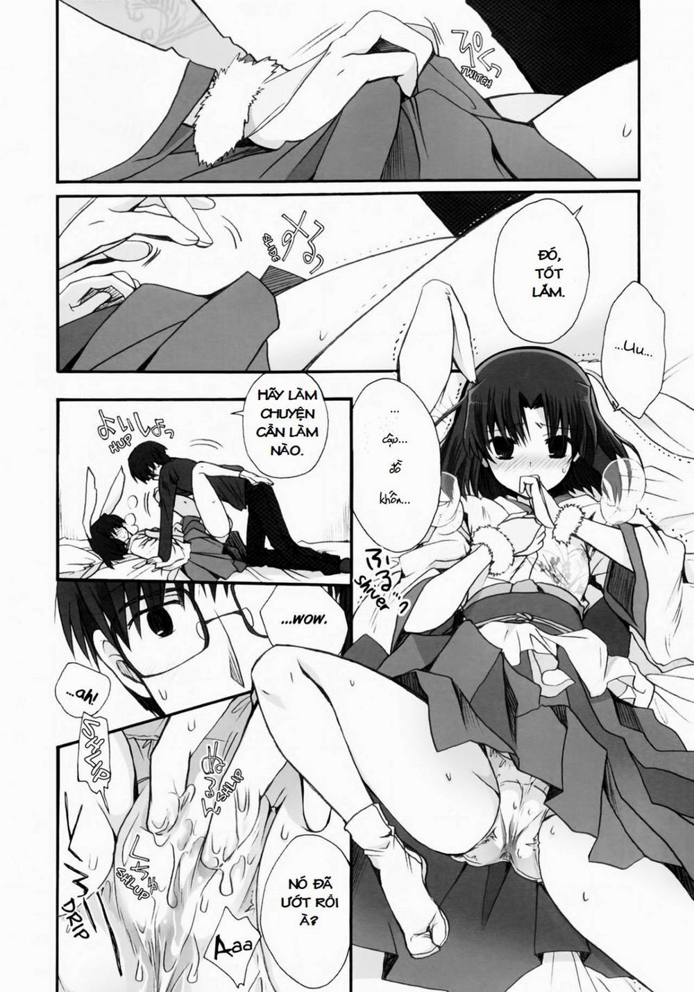 Kubi-kiri Bunny Ryougi Shiki-chan no Ecchi na Hon. (Kara no Kyoukai) Oneshot trang 9