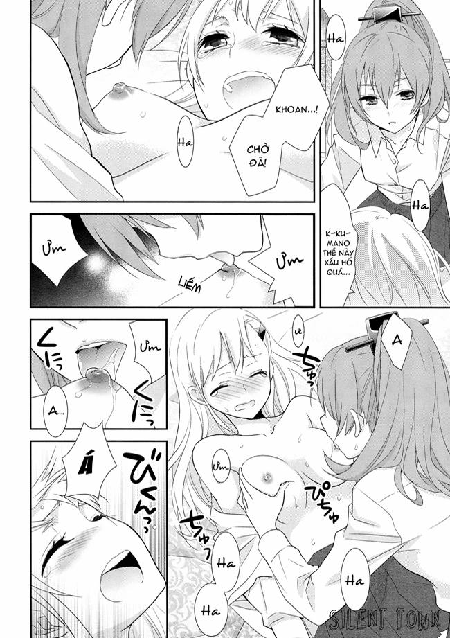 Kuma-san ni wa Suzu o Tsukete (Kancolle) Oneshot trang 16
