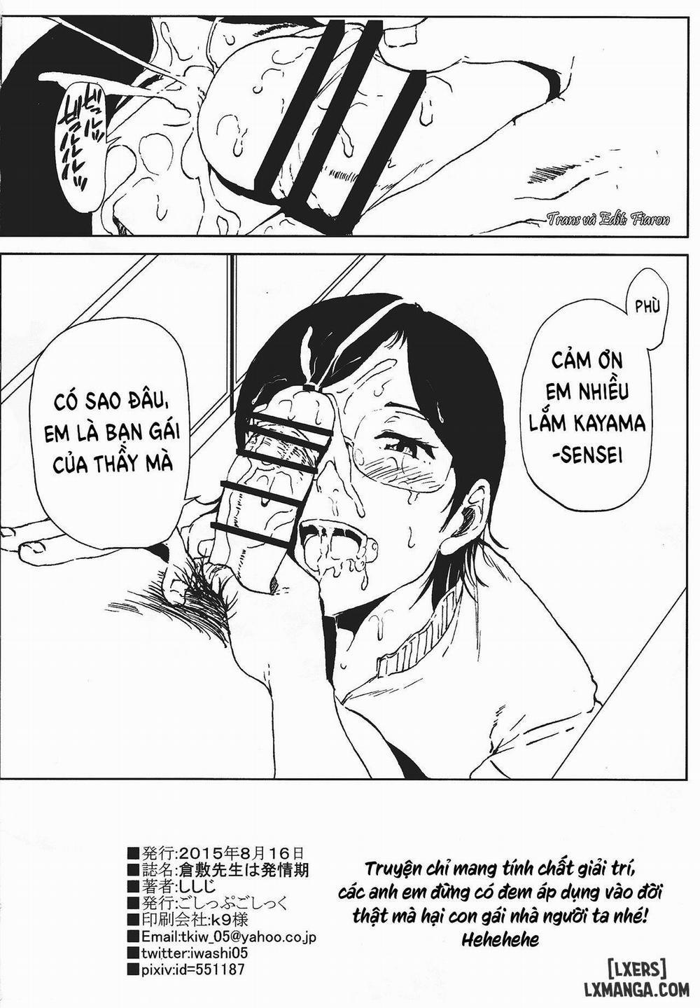 Kurashiki Sensei's Mating Season 1 trang 27