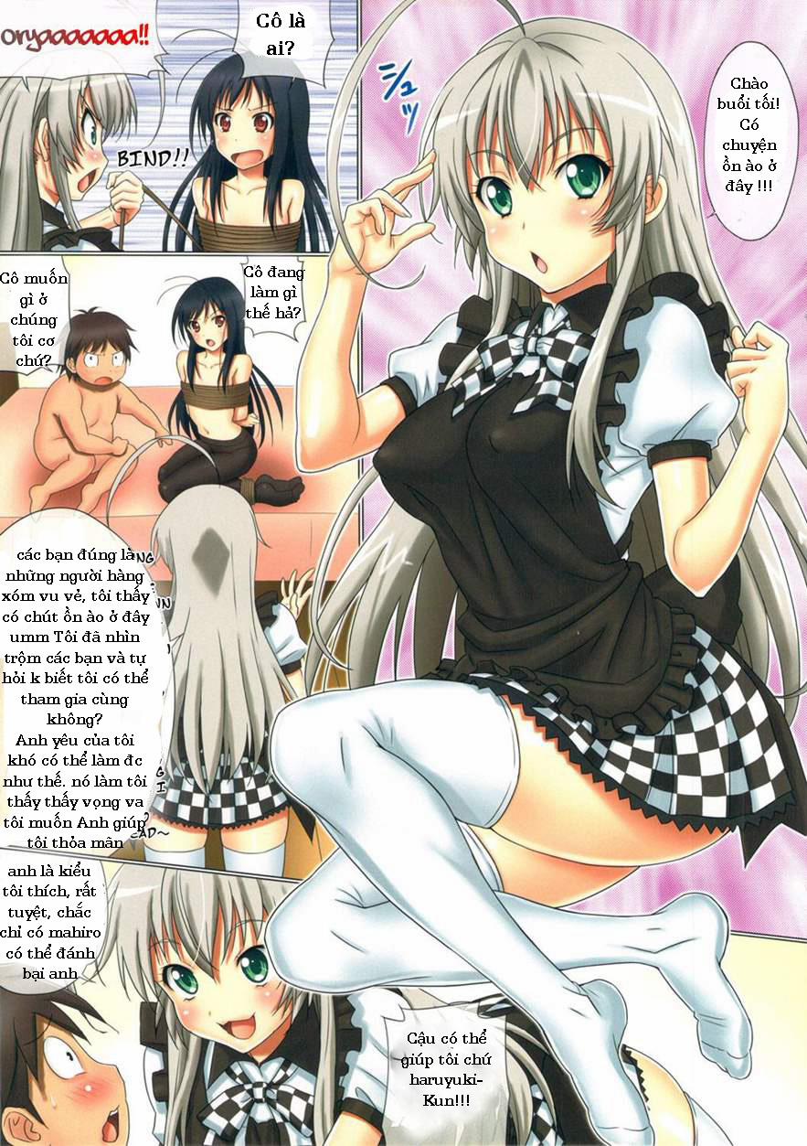 Kuro Ni Haiyoru Nyaruko-San (Accel World, Haiyore Nyaruko-San) Oneshot [Full Màu] trang 6