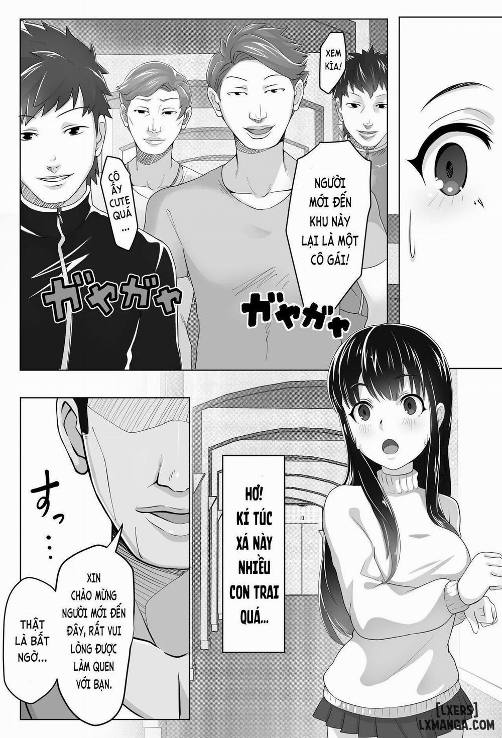 Kurokami Joukyou Shoujo to Otoko darake no Sharehouse Oneshot trang 6