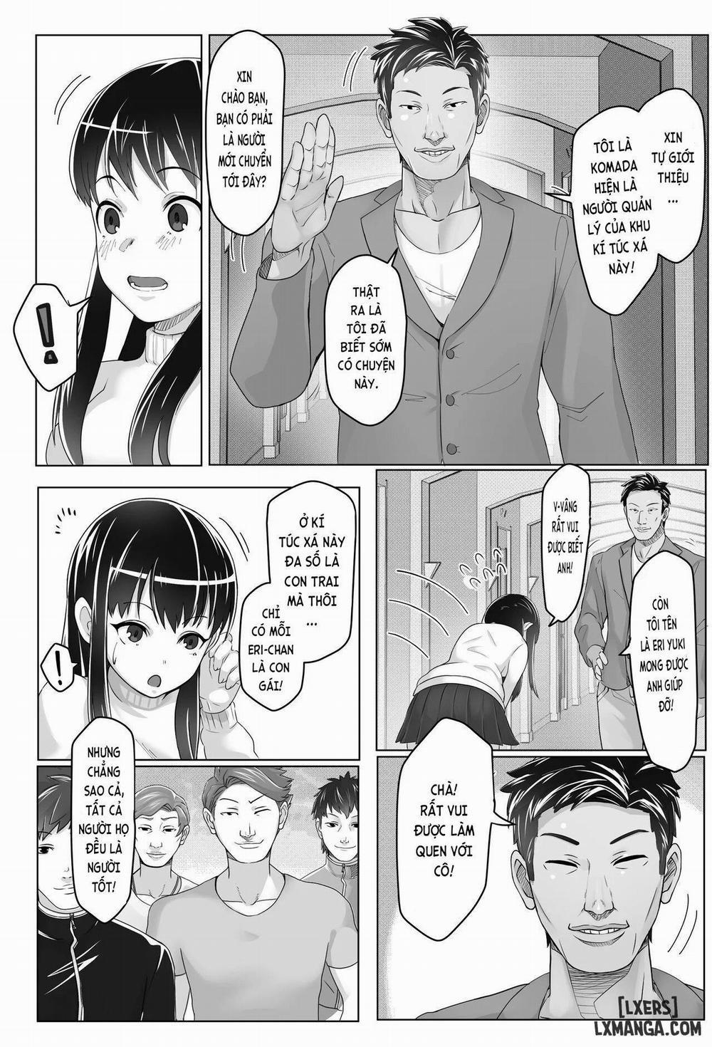 Kurokami Joukyou Shoujo to Otoko darake no Sharehouse Oneshot trang 7