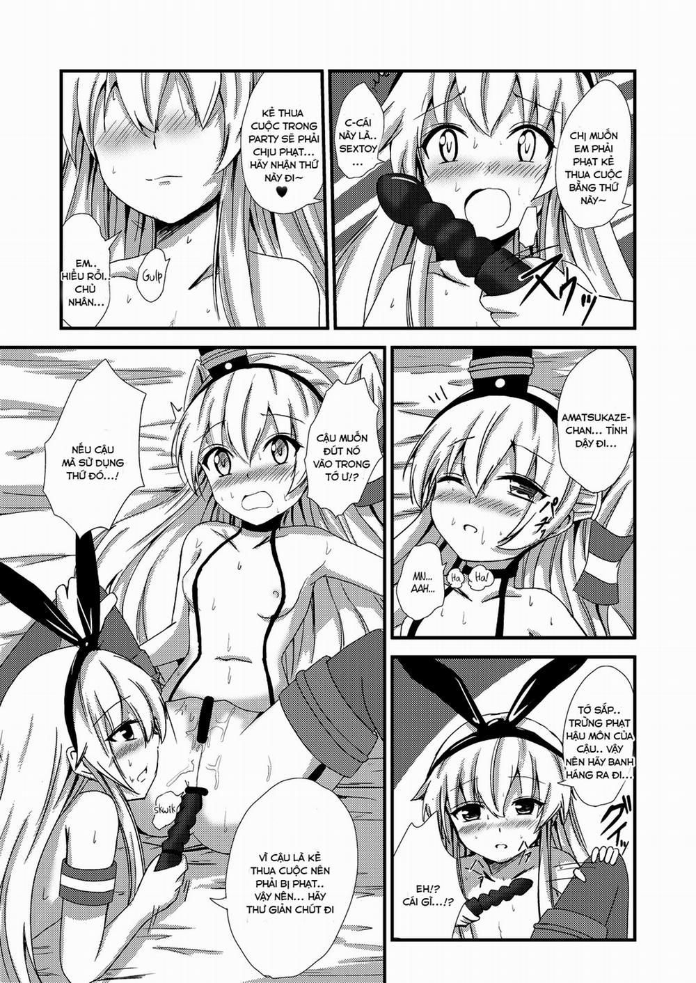 Kuubo Wo-Kyuu-chan no Shimakaze Yuri Dorei Choukyou ~3P Choukyou Hen~ (Kantai Collection) Oneshot trang 11
