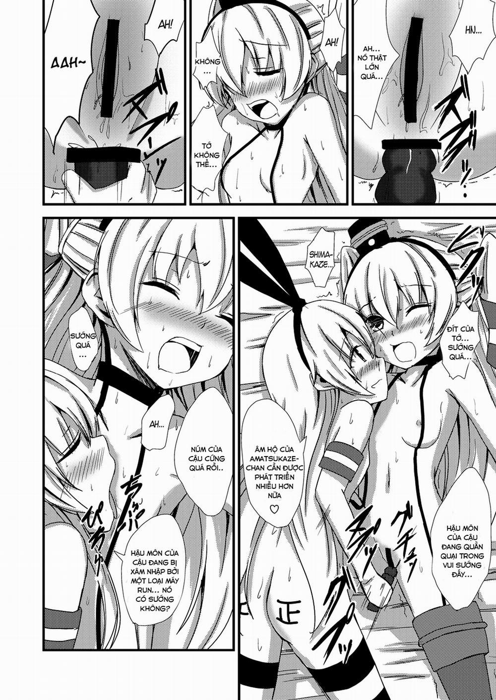 Kuubo Wo-Kyuu-chan no Shimakaze Yuri Dorei Choukyou ~3P Choukyou Hen~ (Kantai Collection) Oneshot trang 12
