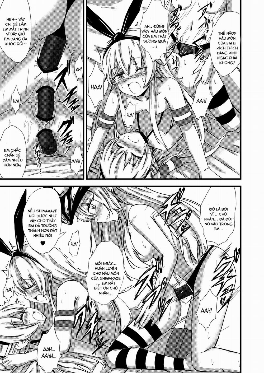 Kuubo Wo-Kyuu-chan no Shimakaze Yuri Dorei Choukyou ~3P Choukyou Hen~ (Kantai Collection) Oneshot trang 17