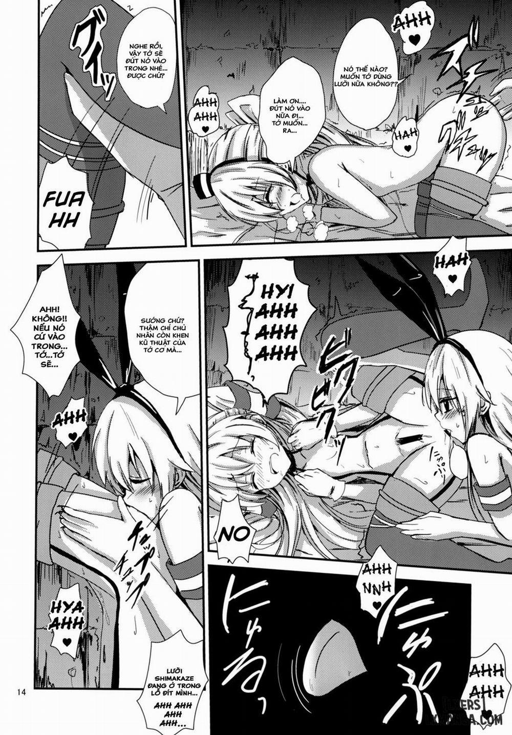 Kuubo Wo-Kyuu-chan no Shimakaze Yuri Dorei Choukyou ~Amatsukaze-chan to Issho Hen Oneshot trang 14