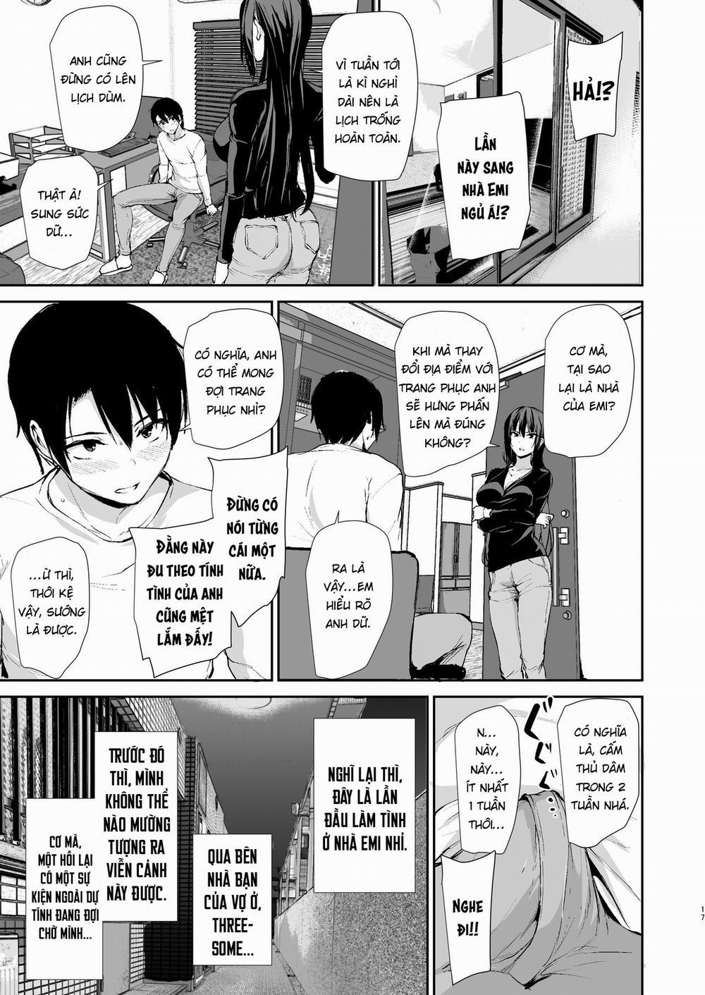 Kyonyuu ga Futari Inai to Bokki shinai Otto no Tame ni Tomodachi wo Tsurete kita Tsuma 3 1 trang 17