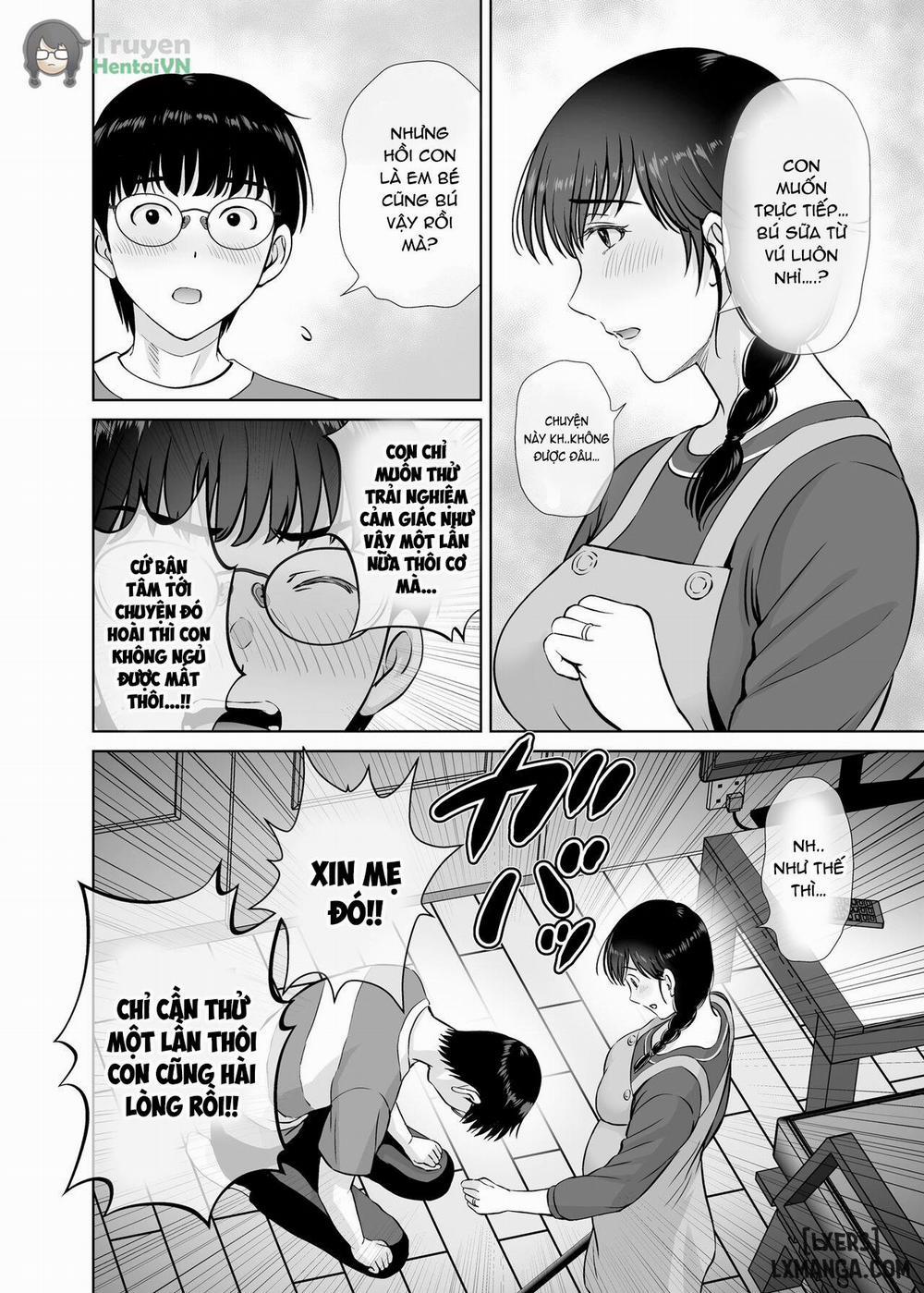 Kyonyuu Kaa-san ga Boku no Me mo Mae de 2 ~Bonyuu Mamire de Ikimakutta Hanashi~ Oneshot trang 33