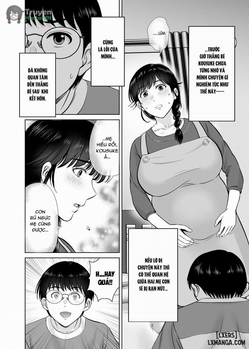 Kyonyuu Kaa-san ga Boku no Me mo Mae de 2 ~Bonyuu Mamire de Ikimakutta Hanashi~ Oneshot trang 35