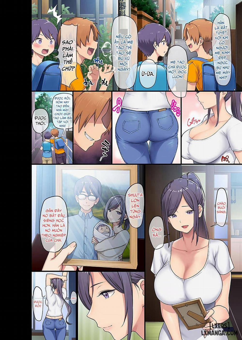 Kyonyuu Miboujin to Musuko no Waruui Otomodachi Honpen Rensai Oneshot trang 2