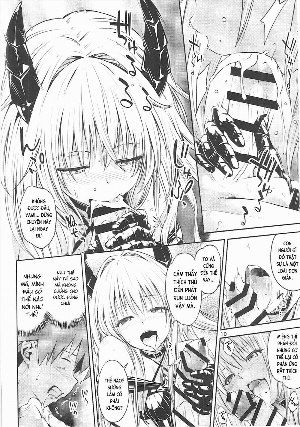 Làm chuyện phá liêm sỷ với ta đi chứ (To LOVE-ru Darkness) Oneshot trang 9