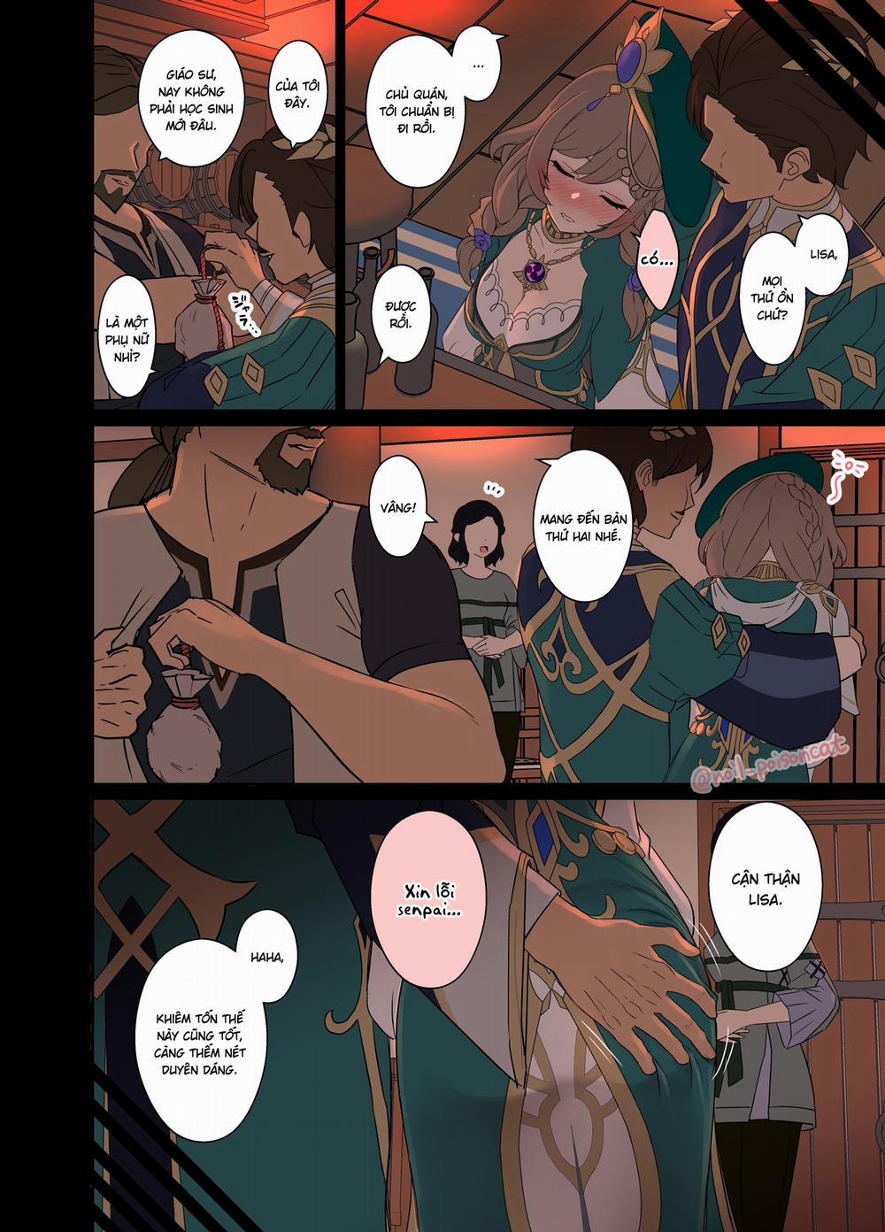 Làm những thứ tồi tệ với Lisa xỉn Oneshot trang 5