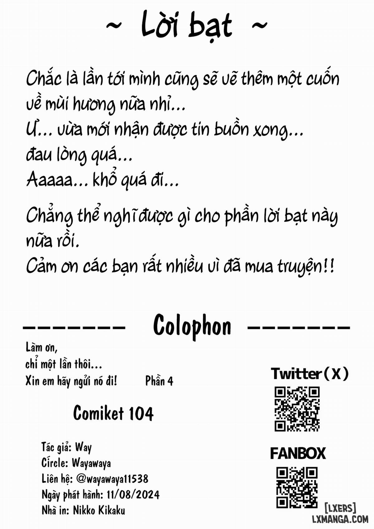 Làm ơn, chỉ một lần thôi... Xin em hãy ngửi nó đi! 4 trang 18