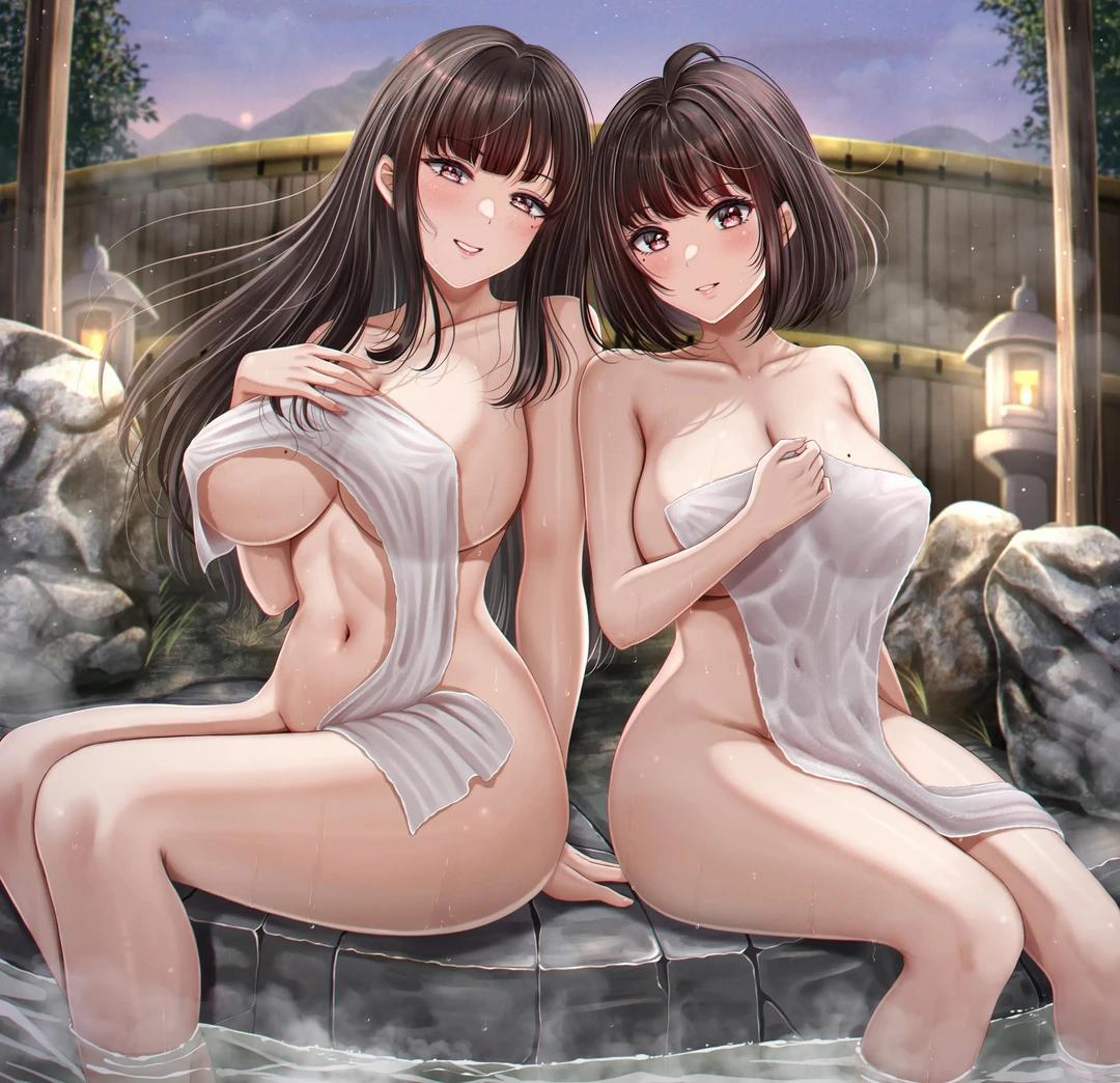 Làm tình với cặp chị em nóng bỏng 2 0 Suối nước nóng trang 38