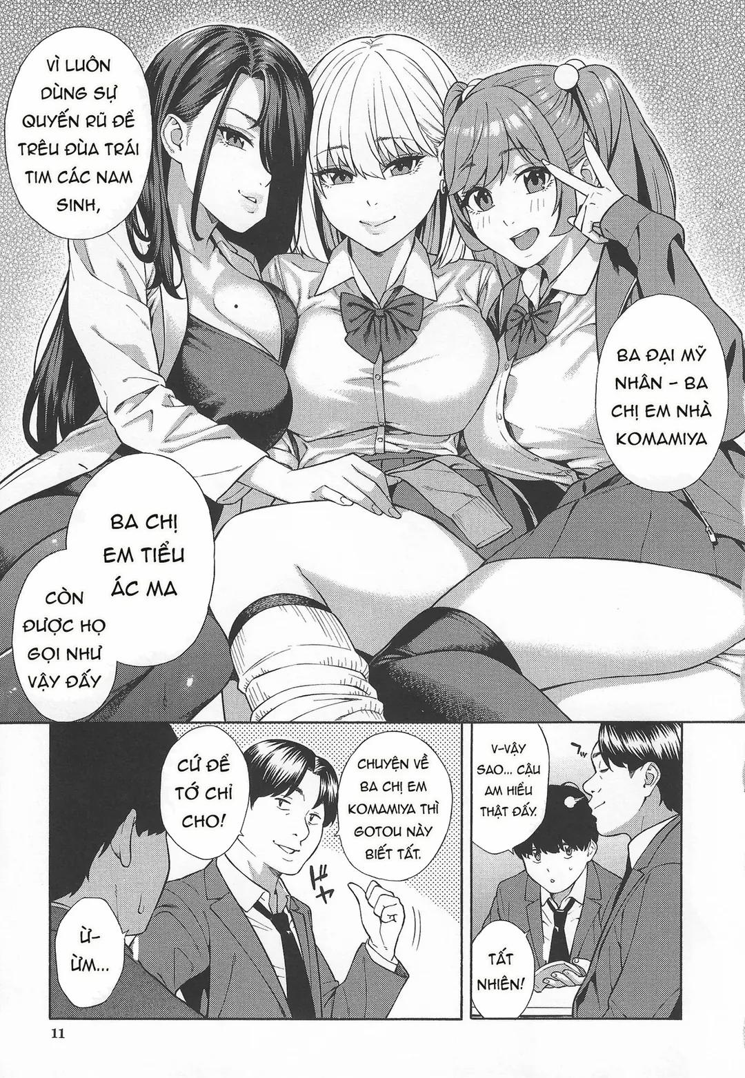 Lập Dàn Harem Với Ba Chị Em Gyaru Đanh Đá 1 trang 10