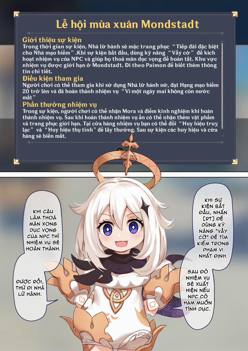 Lễ hội mùa xuân Mondstadt Act 1 trang 7