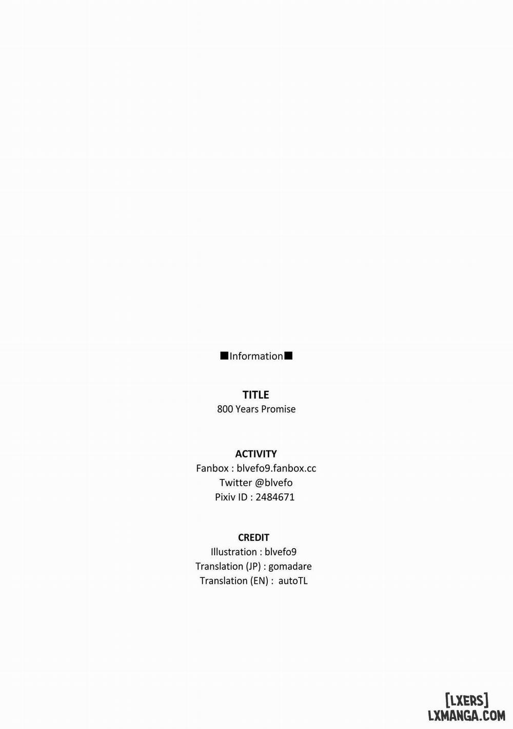 Lời hứa 800 năm Oneshot trang 38