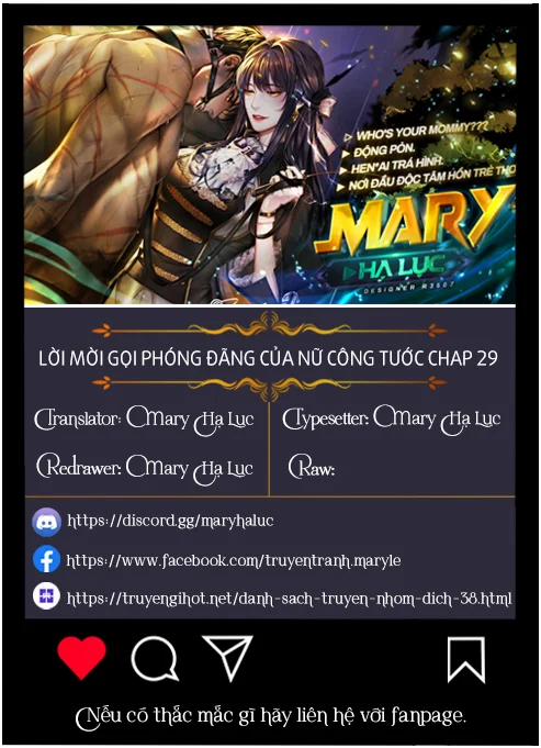 Lời Mời Gọi Phóng Đãng Của Nữ Công Tước 29.1 trang 0