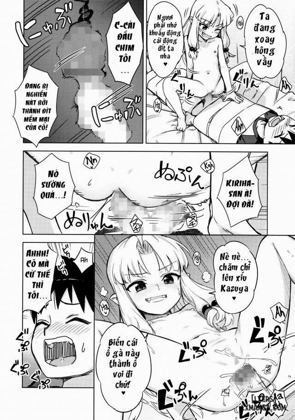 Loli Kiriha-san no Anal o Care Suru Hon Oneshot trang 10