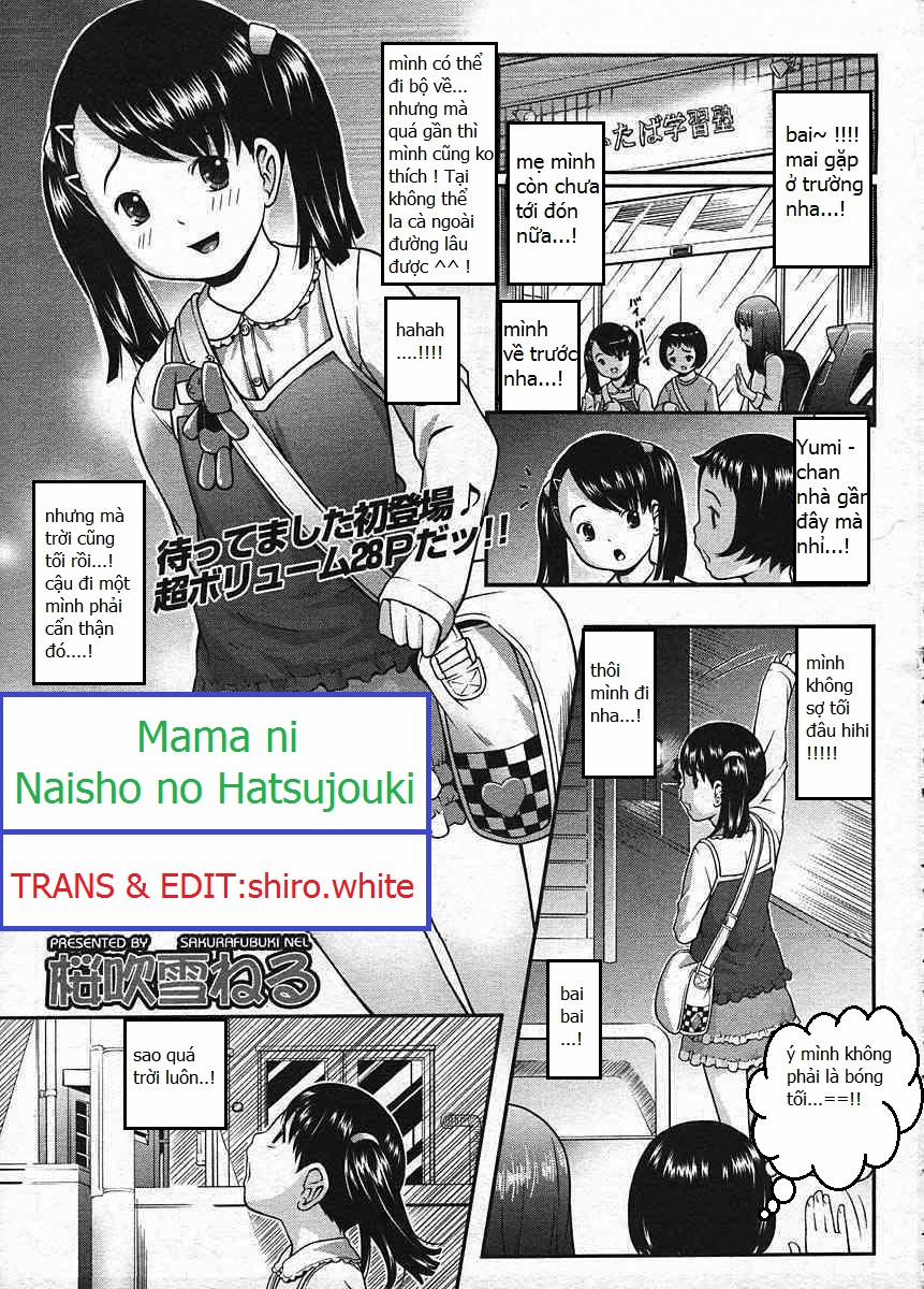 [Loli] Mama ni Naisho no Hatsujouki Oneshot trang 0
