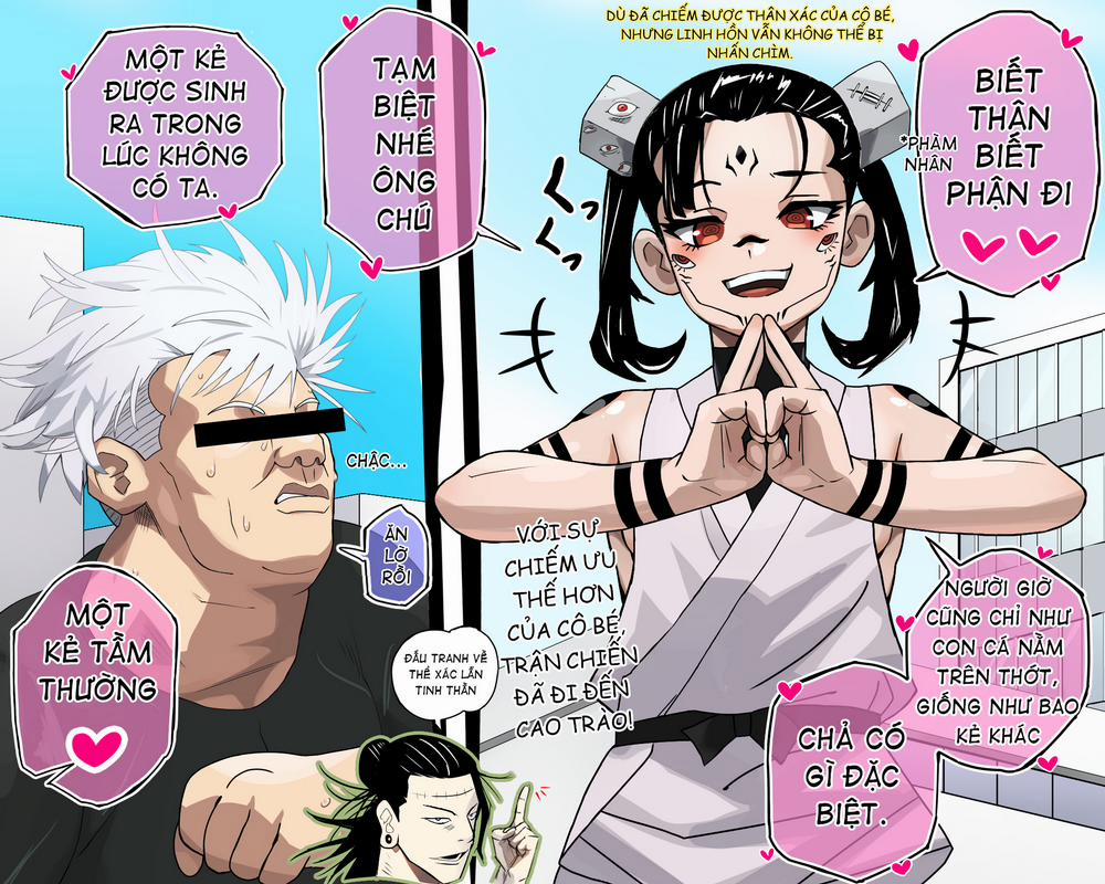 Loli Sukuna VS ông chú mạnh nhất thời hiện đại Một bắn trang 1