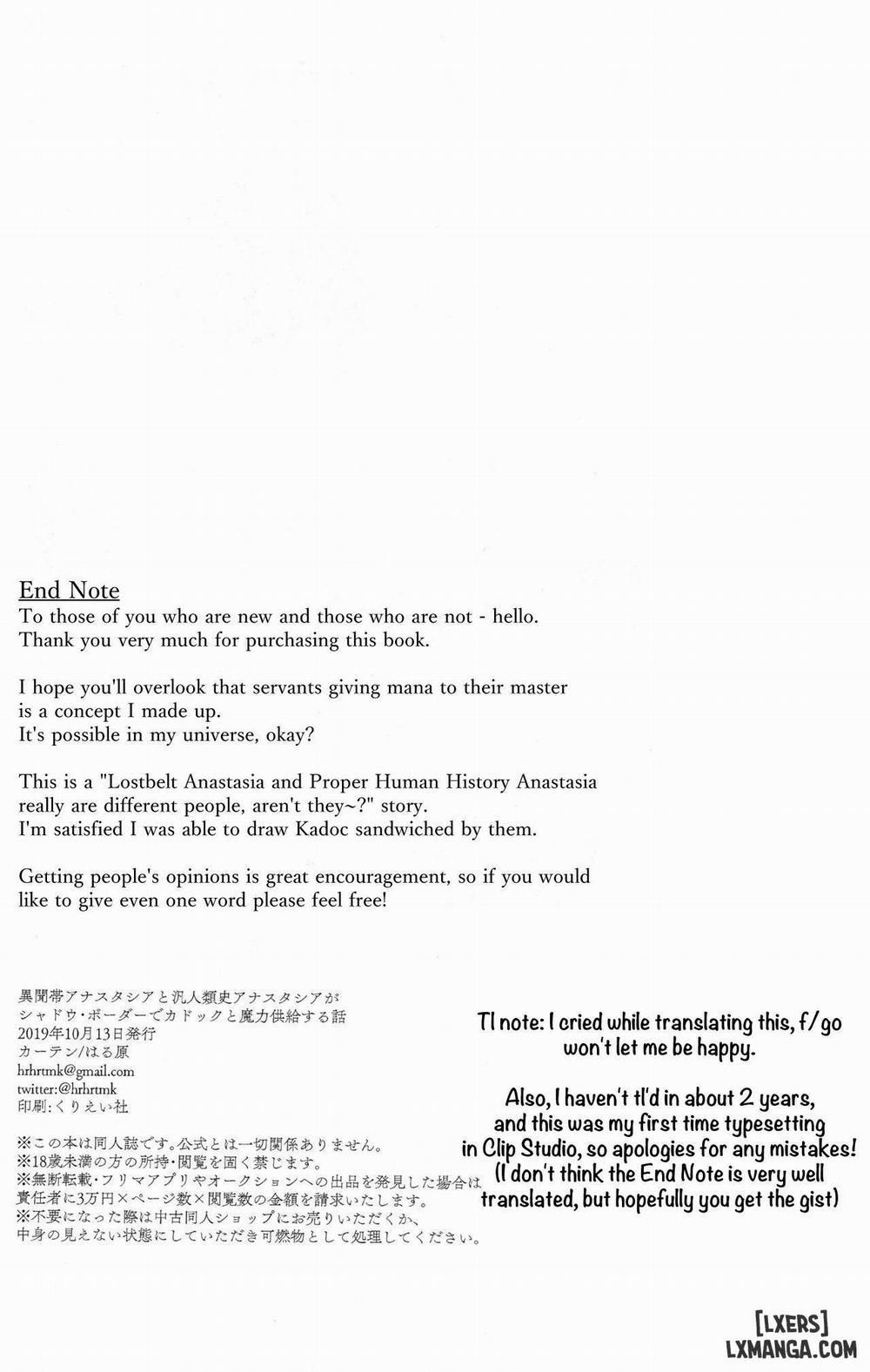 Lostbelt Anastasia Oneshot trang 31