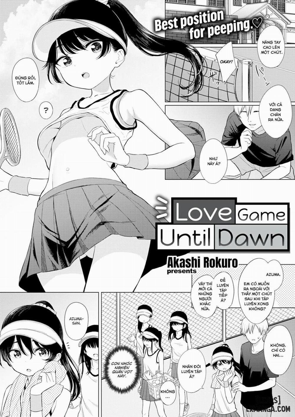 Love Game Until Dawn Oneshot trang 1