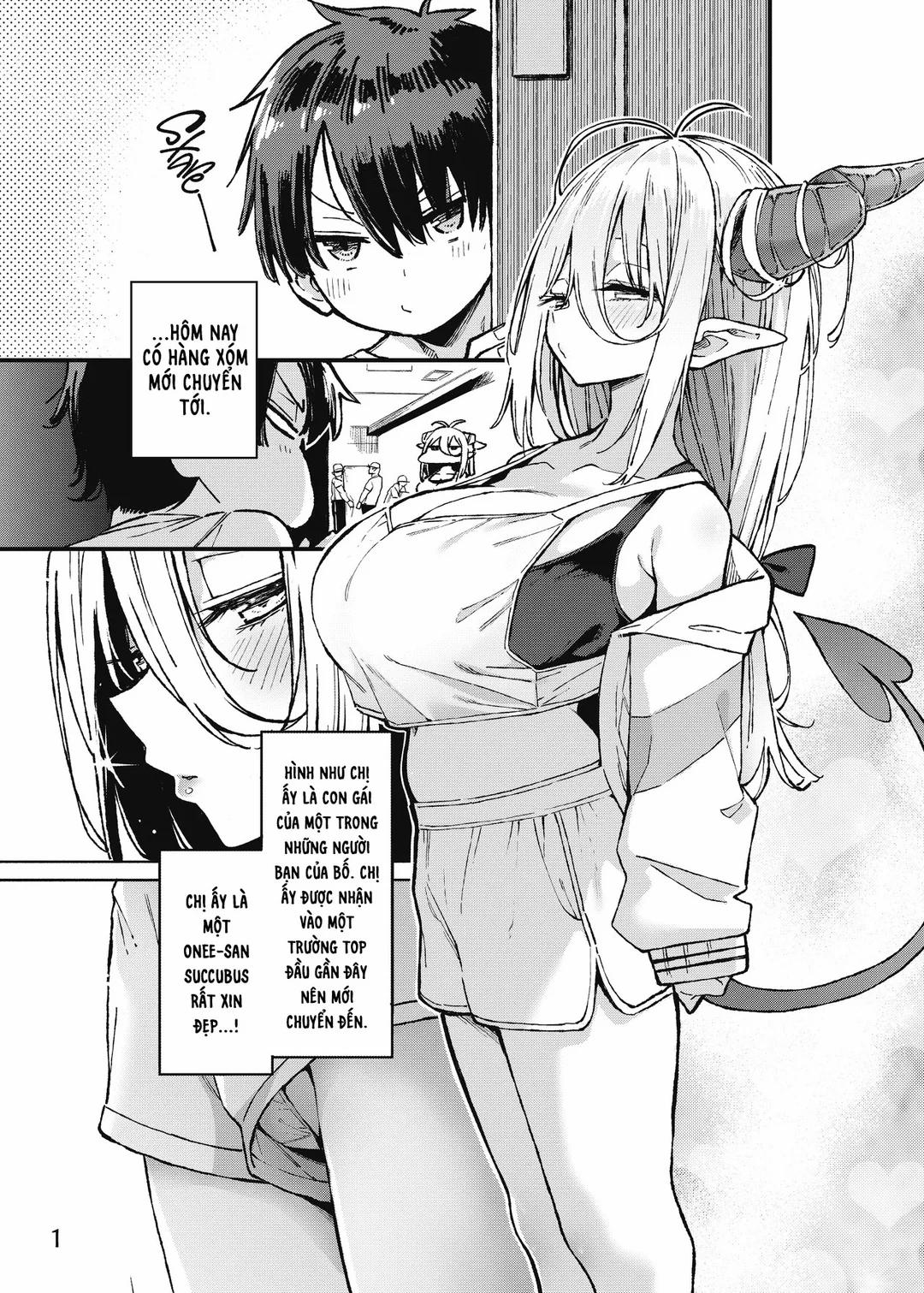 Lovey-Dovey Days with the Enchanting Succubus Onee-san Next Door Oneshot trang 2