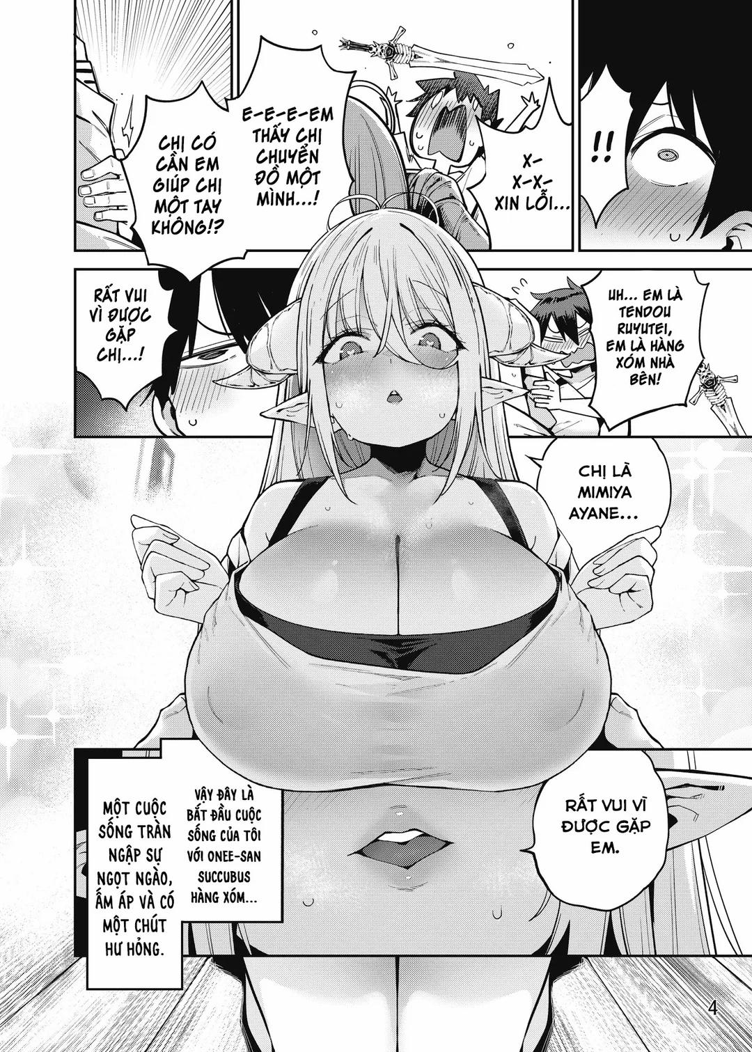 Lovey-Dovey Days with the Enchanting Succubus Onee-san Next Door Oneshot trang 5