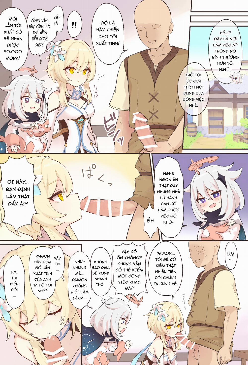 Lumine-Chan giúp tôi giải toả Oneshot trang 1