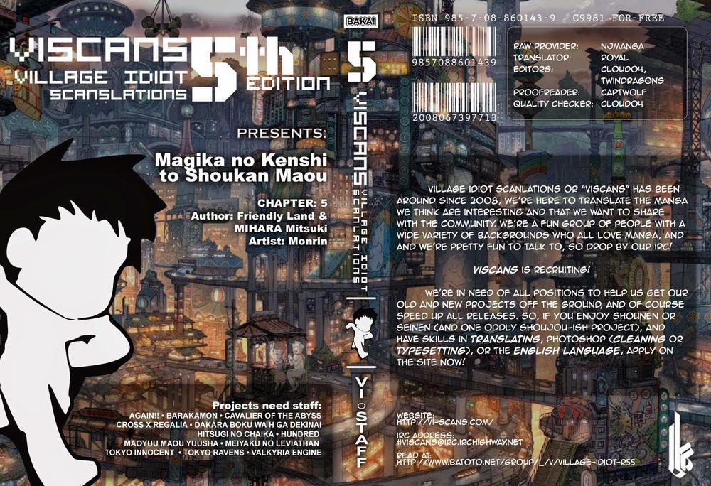 Magika No Kenshi To Shoukan Maou 5 trang 1