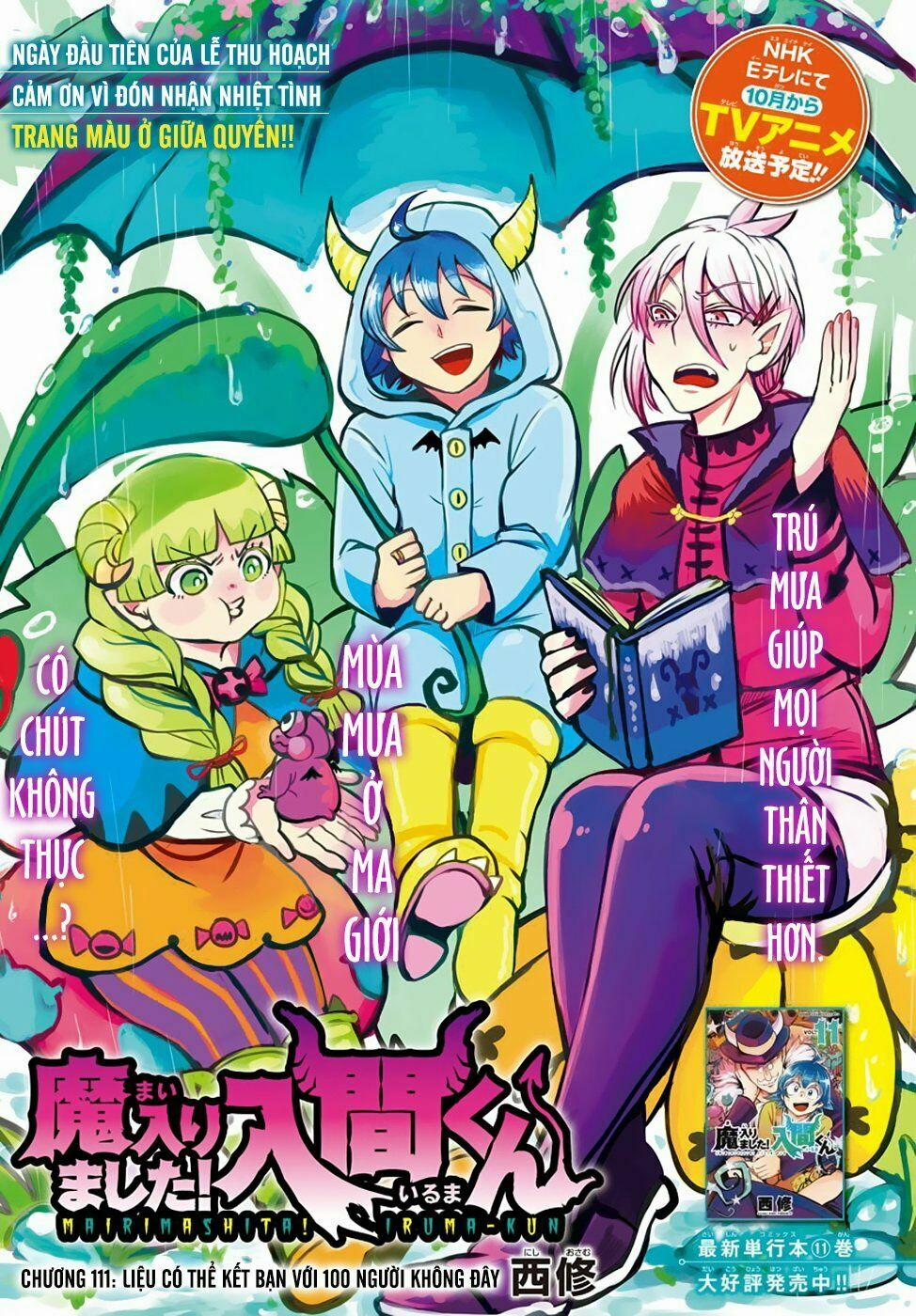 Mairimashita! Iruma-Kun 111 trang 2