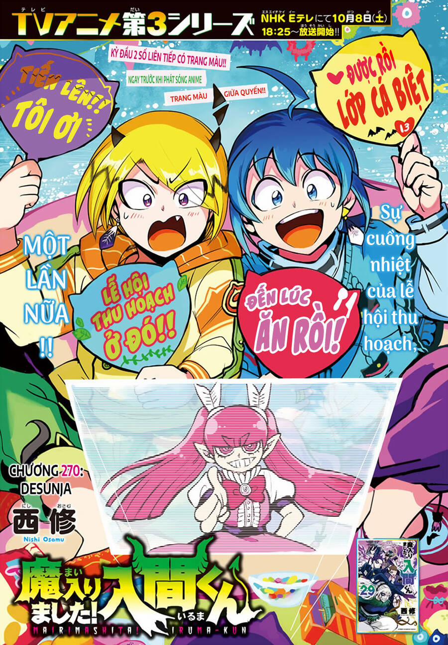 Mairimashita! Iruma-Kun 270 trang 2