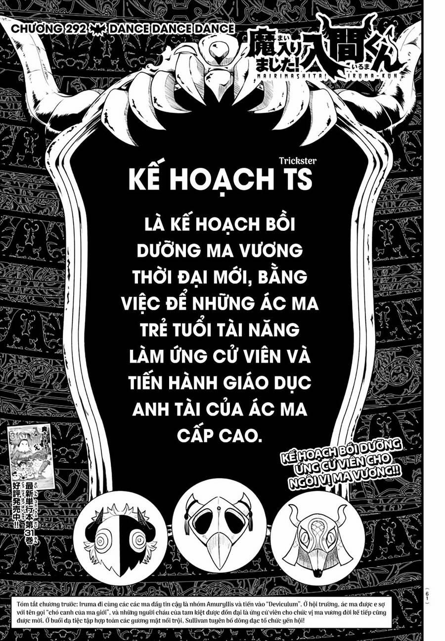 Mairimashita! Iruma-Kun 292 trang 1