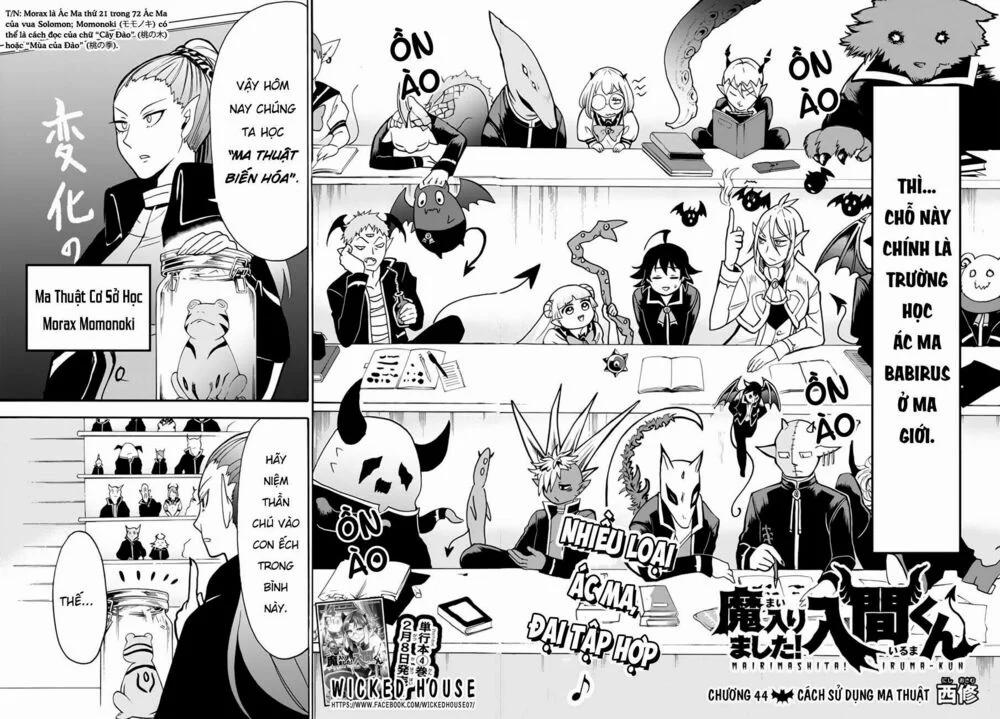 Mairimashita! Iruma-Kun 44 trang 3