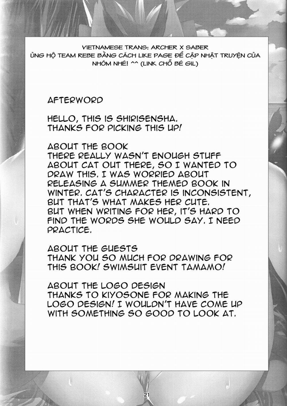 Manatsu no Dosukebe Mesu Cat (Fate/Grand Order) Oneshot trang 22