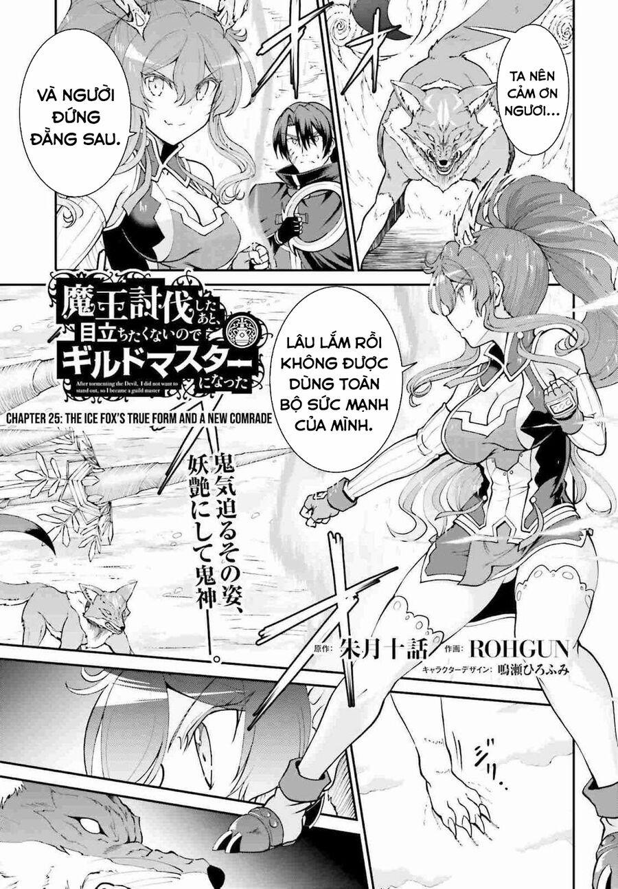 Maou Toubatsu Shita Ato, Medachitakunai Node Guild Master Ni Natta 25 trang 1