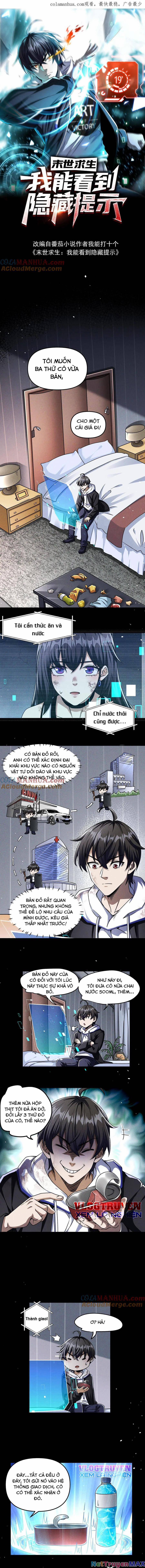 Mạt Thế Cầu Sinh: Tôi Có Thể Nhìn Thấy Gợi Ý Ẩn Dấu 8 trang 1