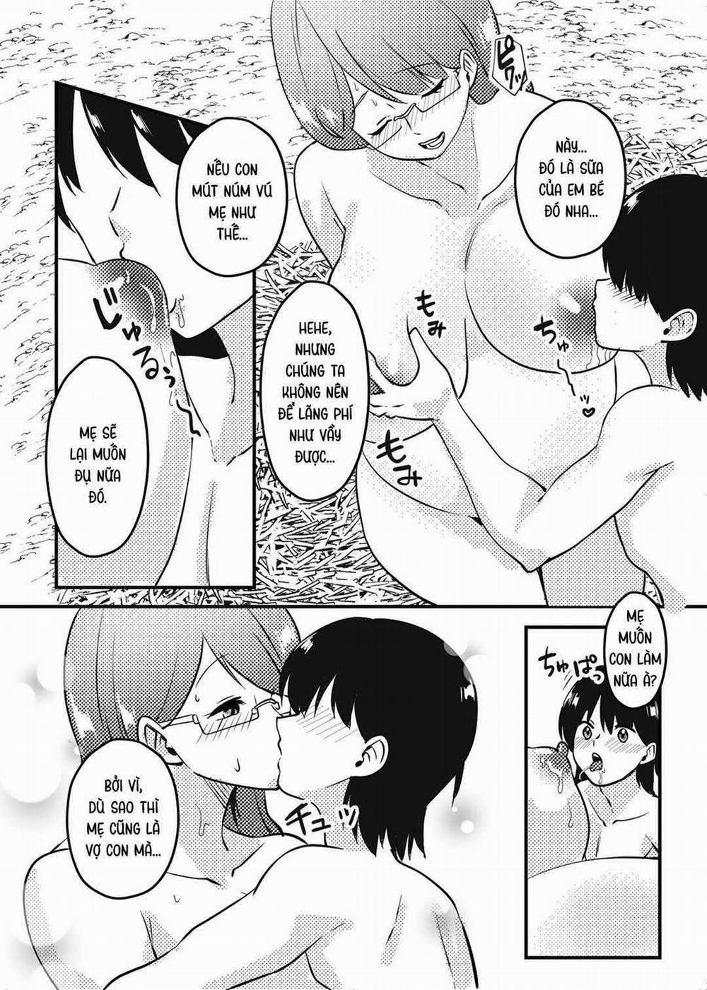 Mẹ Và Con Trai Dạt Vào Hoang Đảo 25 trang 32