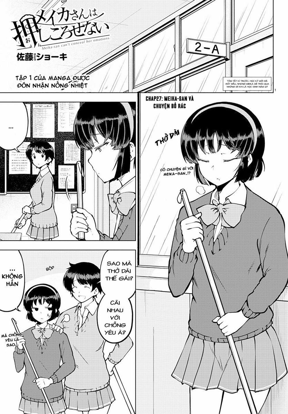 Meika-San Can't Conceal Her Emotions 0 Meika-san và chuyện bỏ rác trang 1
