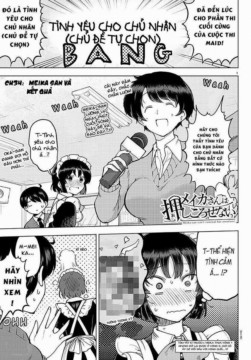 Meika-San Can't Conceal Her Emotions 34 trang 1