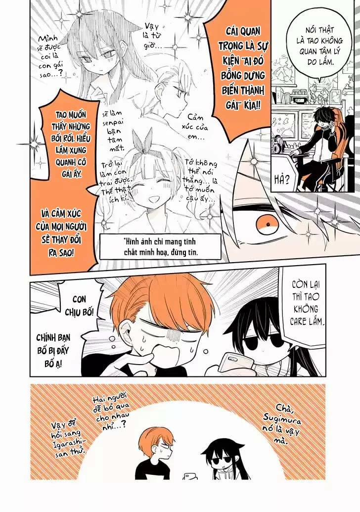 Mendokusagari Danshi Koukousei Ga Asa Okitara Onnanoko Ni Natteita Hanashi 15.1 trang 6