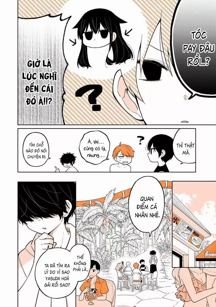 Mendokusagari Danshi Koukousei Ga Asa Okitara Onnanoko Ni Natteita Hanashi 16 trang 8