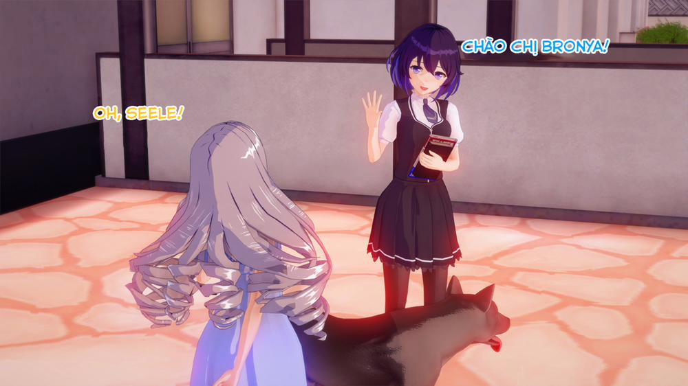 Mèo Seele và chó. (Honkai Impact) Oneshot trang 6